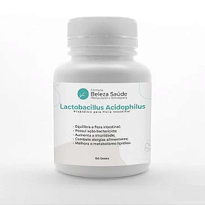 Lactobacillus Acidophilus Probiótico Para Flora Intestinal - 150 doses