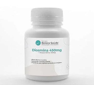 Diosmina 450mg Hesperidina 50mg Melhora o Sistema Circulatório 90 doses