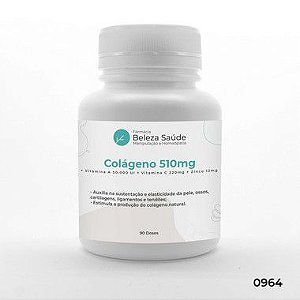 Colágeno + 3 Ativos - Sustentação e Elasticidade da Pele - 90 doses