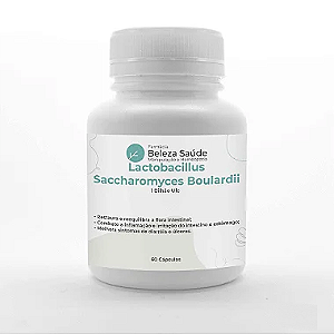 Lactobacillus Saccharomyces Boulardii 1 Bilhão Ufc 60 Caps