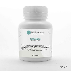 Catalase + Glisodin + Pqq : Anti Cabelos Brancos 30 Caps