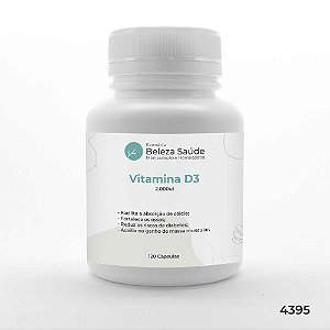 Vitamina D3 2.000ui : 120 Cápsulas