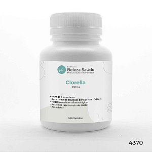 Clorella 500mg : ( Chlorella ) 120 Cápsulas