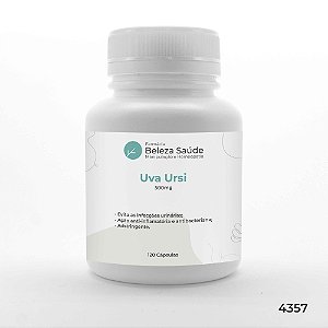 Uva Ursi 500mg : 120 Cápsulas