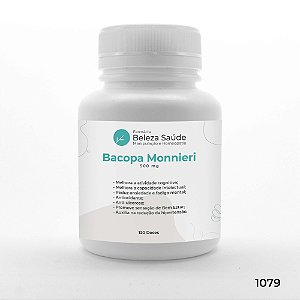 Bacopa Monnieri 500 mg : Memorização Retenção de Informações - 120 doses