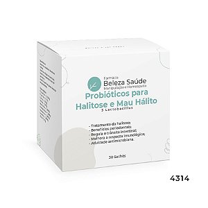 Probióticos Halitose Mau Hálito : 3 Lactobacillus 30 Sachês