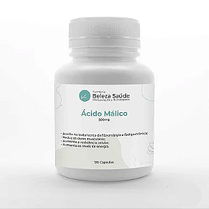 Ácido Málico 500mg : 120 Cápsulas