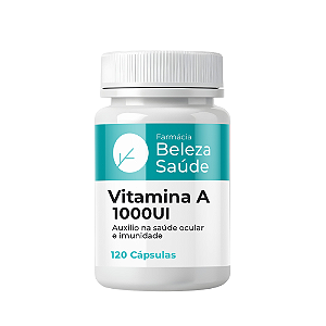 Vitamina A 1.000ui : 120 Capsulas