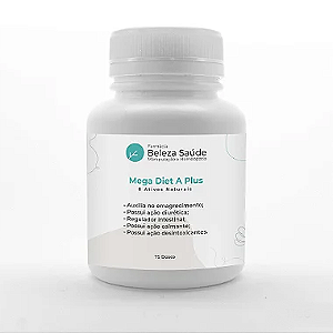 Composto Mega Diet A Plus - 8 Ativos Naturais - 75 doses