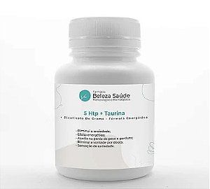 5 Htp + Taurina + Picolinato De Cromo - Fórmula Energética - 120 doses