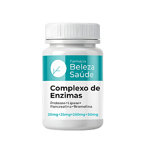 Protease + Lipase + Pancreatina + Bromelina : 120 Cápsulas