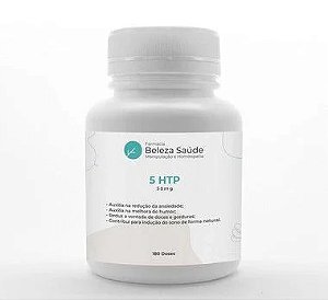 5 HTP 50mg Anti Stress e Auxilia na Ansiedade - 180 doses
