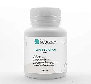 Ácido Ferúlico 30mg Saúde para Pele e Corpo - 75 doses