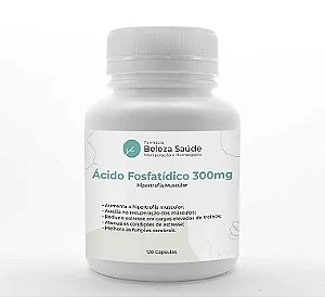 Ácido Fosfatídico 300mg Hipertrofia Muscular - 120 doses