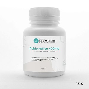 Ácido Málico 400mg + Magnésio Quelado 180mg - 90 doses