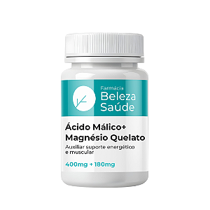 Ácido Málico 400mg + Magnésio Quelado 180mg - 90 doses