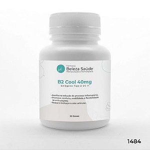 B2 Cool 40mg - Colágeno Tipo 2 UC II ( Tecnologia B2cool Galena ) - 30 doses