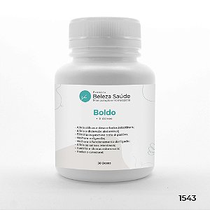 Boldo + 3 Ativos - Cólicas e Desconfortos Abdominais - 30 doses