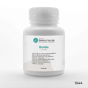 Boldo + 3 Ativos - Cólicas e Desconfortos Abdominais - 60 doses