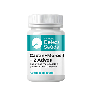 Cactin + Morosil + 2 Ativos - Ação Termogênica Forte - 60 doses