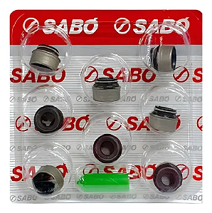 JOGO 8 RETENTOR HASTE DE VALVULAS SABO 03044BREF