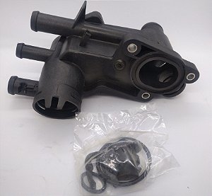 Carcaça Válvula Termostática Vw Polo / Ibiza 2001 Até 2003 DECAR
