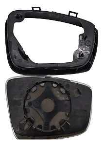 Lente E Moldura Retrovisor L/e Orig Gol Voyage 272134029