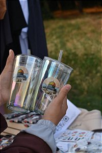 Caneca Acrílica Degradê 450ml Personalizada