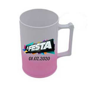 Caneca Acrílica Degradê 450ml Personalizada