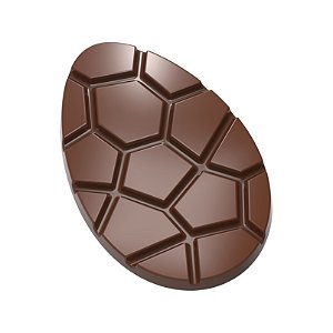 CW12039 - Fôrma de Ovo de Páscoa plano PEQUENO (4cm)