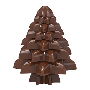 CW12071 - Fôrma de policarbonato modelo Sortido de estrelas de Natal