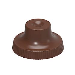 CW1960 - Fôrma de policarbonato para chocolate modelo prendedor de bola de Natal (45 cavidades - 1g)