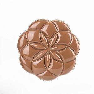 MA2030 - Fôrma de policarbonato para chocolate modelo Tablete Flor da Vida