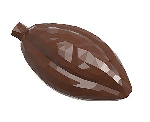CW12000 - Fôrma de policarbonato para chocolate modelo cacau facetado