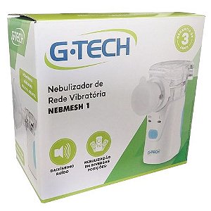 INALADOR E NEBULIZADOR DE REDE VIBRATORIA G-TECH NEBMESH1