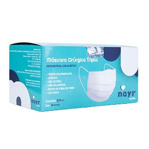 MASCARA CIRURGICA TRIPLA NAYR C/ 50 UN