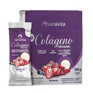 COLÁGENO HIDROLISADO VERISOL COM 30 SACHÊS - SANAVITA