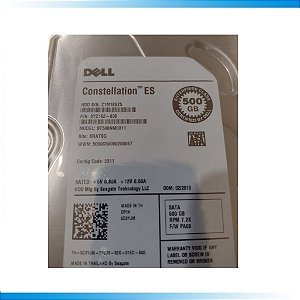 Hard Disk Dell 500GB SATAII 7.2K 3.5” S/Gaveta D/PN: 0C3YJM