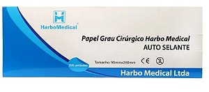 Envelope Grau Cirúrgico para Autoclave 90x260mm c/200 unidades