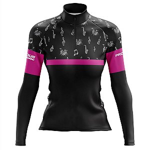 Camisa Ciclismo Mountain Bike Feminina Pro Tour Instrumental Manga Longa