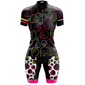 Conjunto Bermuda e Camisa Feminino Pro Tour Caveira