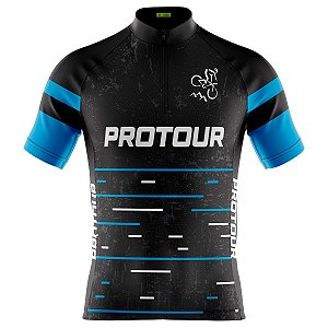 Camisa Ciclismo Masculina Mountain Bike Pro Tour Sky Dry Fit Proteção UV+50