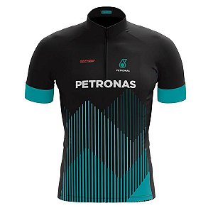 Camisa Ciclismo Masculina Smart Petronas Lateral Micro Perfurada
