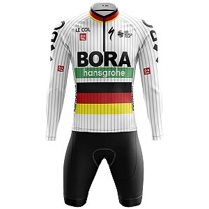 Conjunto Ciclismo Mountain Bike Bermuda e Camisa Manga Longa Bora Alemanha