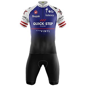 Conjunto Ciclismo Mountain Biike Bermuda e Camisa Masculina Quick Step