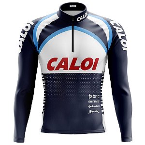 Camisa Ciclismo Masculina Manga Longa Caloi Proteção UV+50