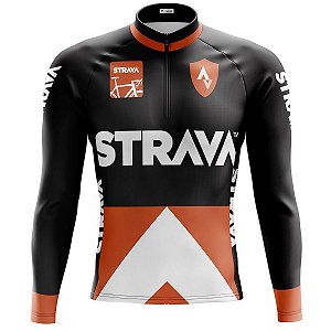 Camisa Ciclismo Masculina Manga Longa Strava 66