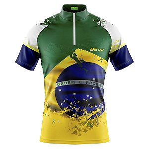 Camisa Ciclismo Masculina Seleção Brasil Copa 2022