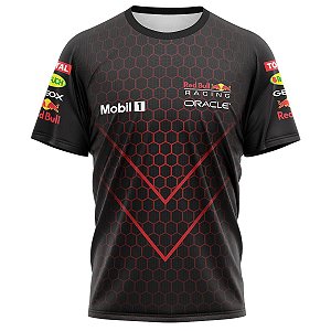 Camisa Dry Fit Masculina Corrida Academia Red Bull Colmeia