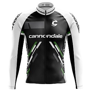 Camisa Ciclismo Mountain Bike Masculina Cannondale Team Zíper Full